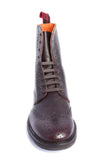 Brown Grain Leather Lace Up Market Boots - The Sowerby Winchcombe