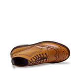 Sanders Aintree Acorn Calf Brogue Boot