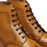 Sanders Aintree Acorn Calf Brogue Boot