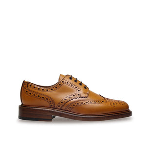 Sanders Fakenham Acorn Calf Wingtip Brogue Gibson