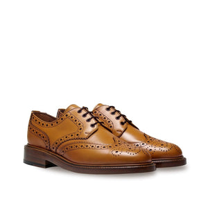 Sanders Fakenham Acorn Calf Wingtip Brogue Gibson