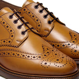 Sanders Fakenham Acorn Calf Wingtip Brogue Gibson