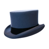 Grey Wool Felt Top Hat