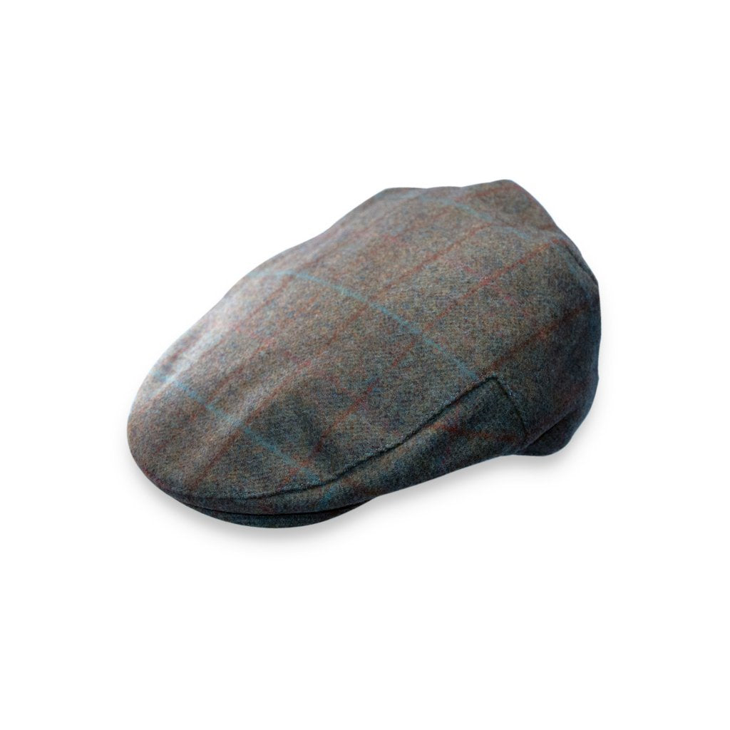 PJ Powell Tweed Flat Cap