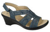 Ladies Eaze Cut Out Detail Slingback Sandals