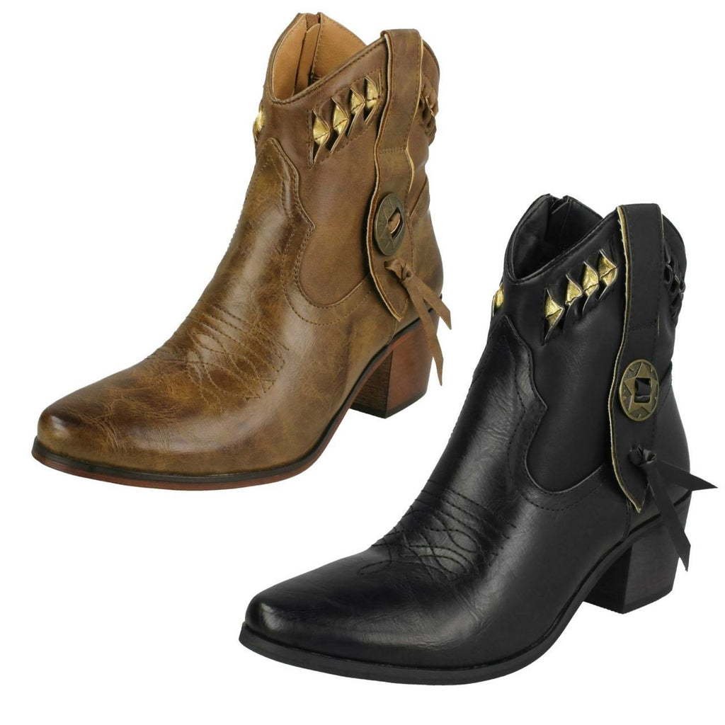 Ladies Down To Earth Cowboy Boots