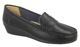 Ladies Down To Earth Leather Loafers