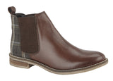 Ladies Cipriata "Zoe" Leather/Tweed Ankle Boot