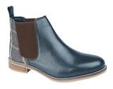 Ladies Cipriata "Zoe" Leather/Tweed Ankle Boot