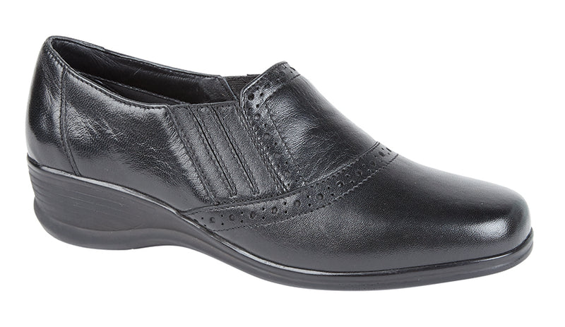 Ladies Mod Comfys Softie Leather Shoe