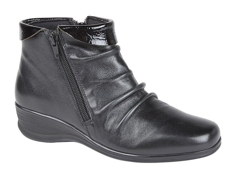 Ladies Mod Comfys Softie Leather Ankle Boot