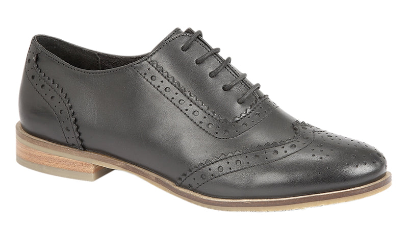 Ladies Cipriata "Natasha" Leather Brogue Shoe