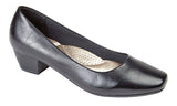 Womens Boulevard PU Low Heel Court Shoe