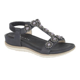 Ladies Cipriata Metallic PU Sandal "Maida"