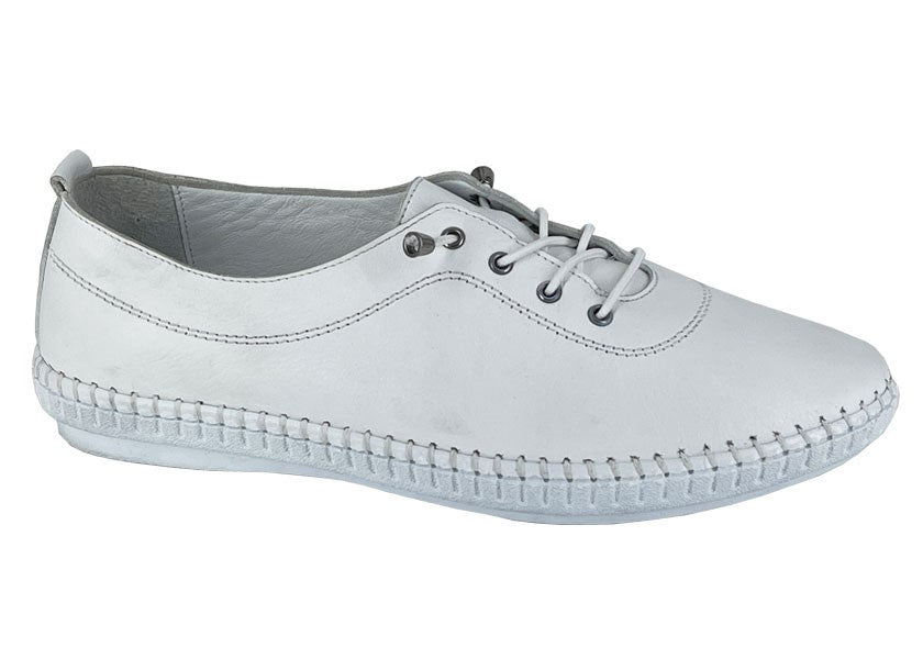 Ladies Mod Comfys Softie Leather Comfort Shoe