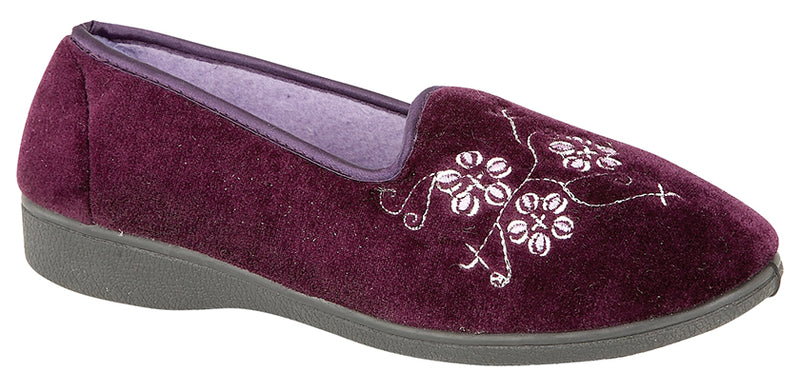 Ladies  Velour Slipper "Jenny"