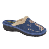 Ladies Sleepers "Lorna" Cat Mule Slipper