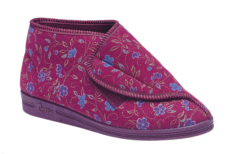Ladies Extra Wide Comfylux 'Andrea' Slipper