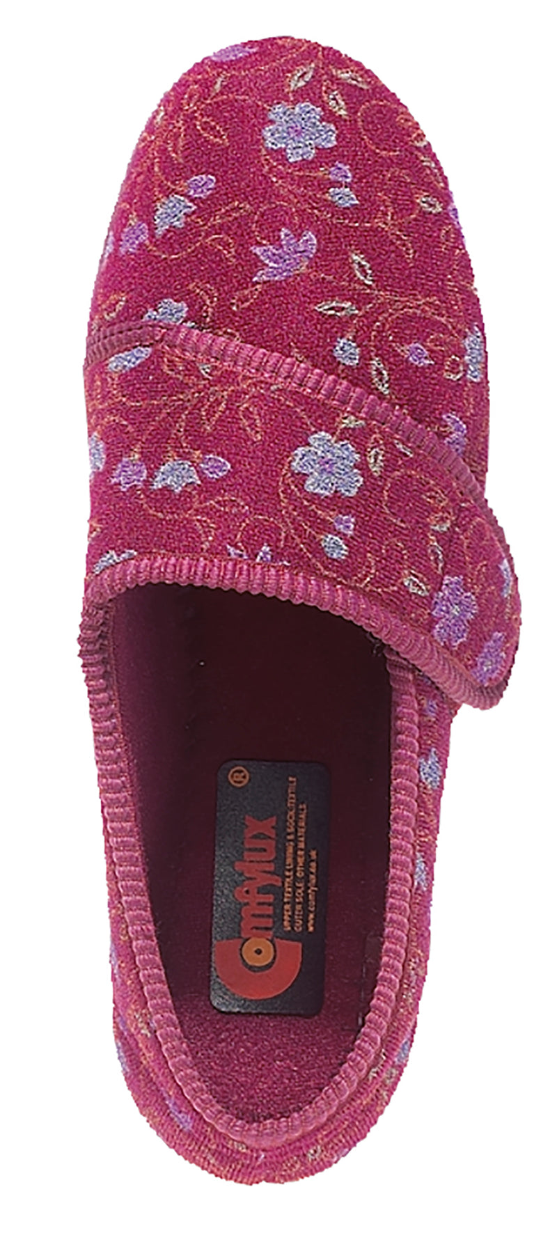 Ladies Extra Wide Comfylux 'Sally' Slipper
