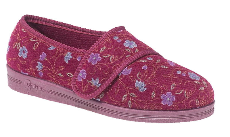 Ladies Extra Wide Comfylux 'Sally' Slipper