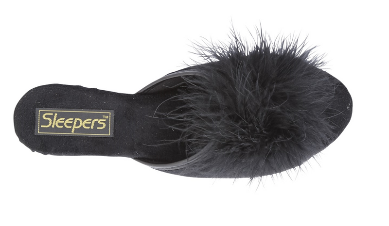 Ladies Sleepers "Anne" Velour Mule Slipper