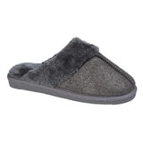 Ladies Sleepers"Juliet"  Glitter Sparkle Microfibre Slipper