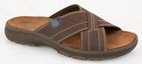 Mens Imac Crossover  Waxy Leather Mule Sandal