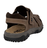 IMAC Brown Waxy Leather/Suede Sports Sandal