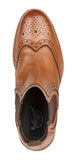 Mens Roamers Tan Leather Brogue Boot