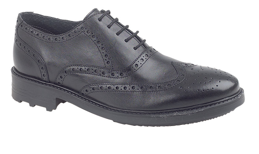 Mens Roamers Brogue Leather Oxford