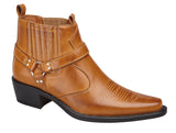 US Brass Eastwood Cheville à Enfiler Bottes Cowboy Noir US Brass Eastwood Cheville à Enfiler Bottes Cowboy Noir