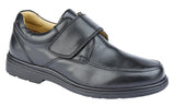 Mens Roamers Touch Fastening Wide Fitting Leather Casual