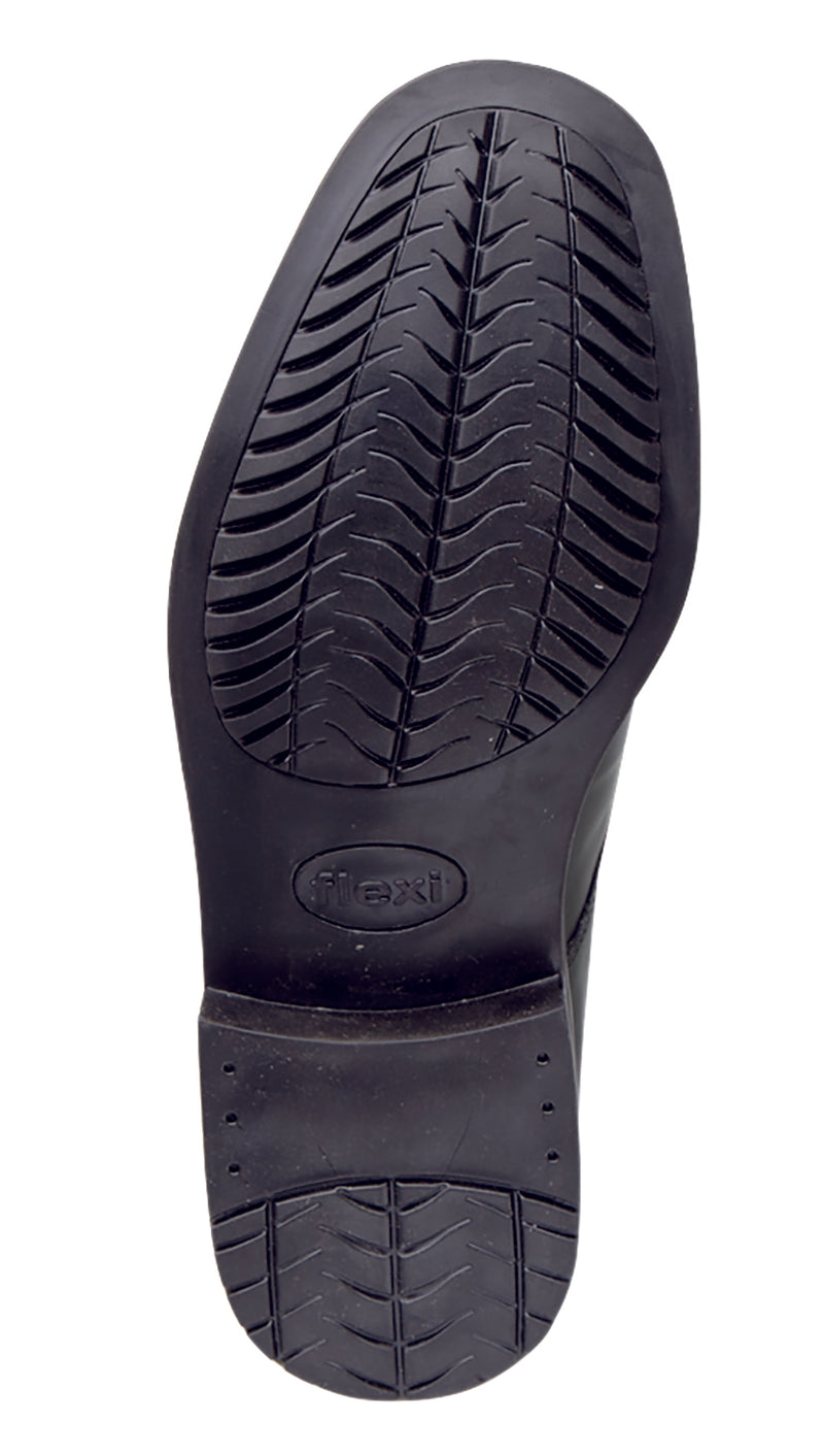 Mens Roamers Black Leather Capped Gibson