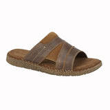 Mens Roamers Waxy Leather/Suede Mule Sandal