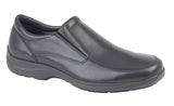 Mens Imac Black leather Gusset Shoe