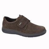 Mens Imac Touch Fastening Extra Wide Leather Shoe