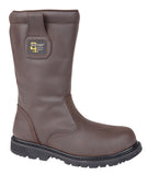Mens Grafters Goodyear Welted Thermal Safety Rigger Boot