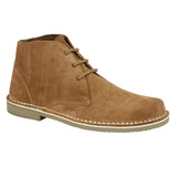 Mens Roamers Waxy Leather Desert Boot