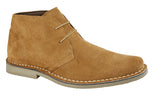 Mens Roamers Real Suede Desert Boot