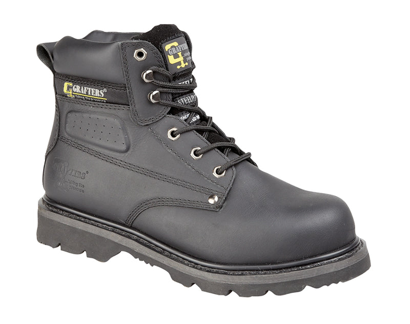 Mens/Womens Grafters "Gladiator" Goodyear Welted Safety Toe Cap Boot