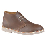 Roamers  Brown Distressed Leather Desert Boot