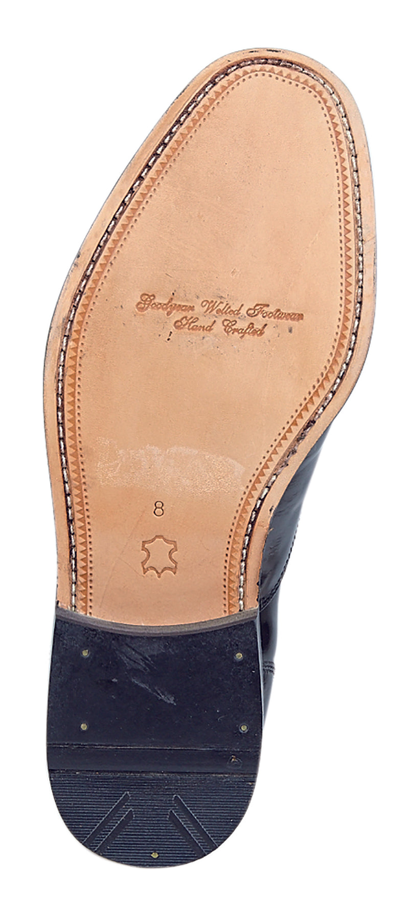 Mens Kensington Capped Oxford Leather Shoe