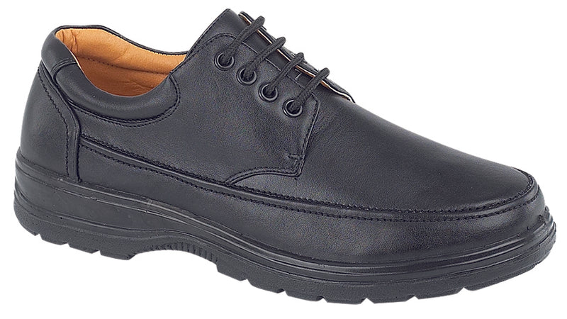 Mens Scimitar Black PU Shoe