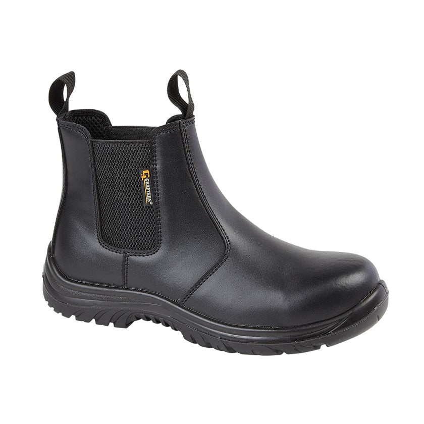 Mens Grafters Leather Non metal Safety Dealer Boot
