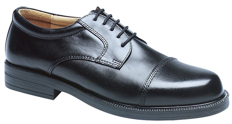 Mens Scimitar Black Leather Lace Gibson Shoe