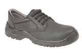 Grafters Black Leather Safety Shoe