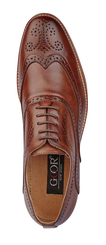 Steppin' Out Mannen Schoen Brighton - Full Brogue Bruin Suède Maat: 42 Steppin' Out Mannen Schoen Brighton - Full Brogue Bruin Suède Maat: 42