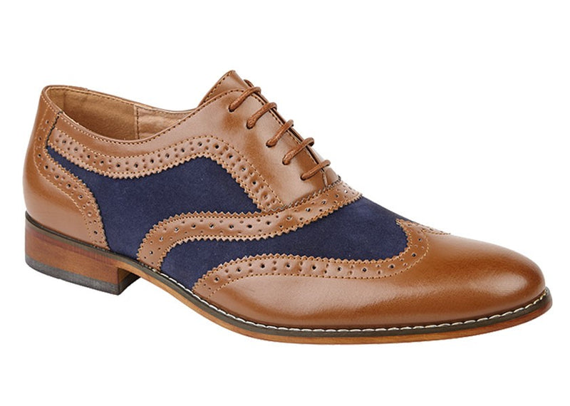 Mens Goor Brogue Oxford Shoe