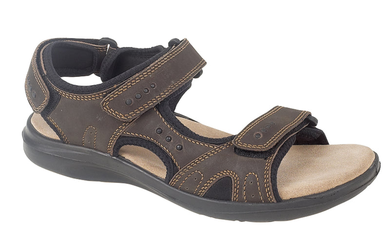 Mens Crazy Horse Leather Sandal