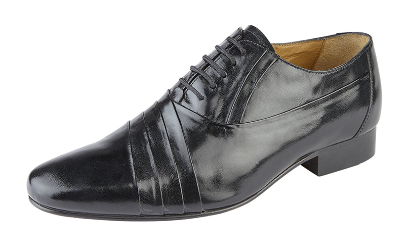 Mens Kensington Black Kid leather Shoe